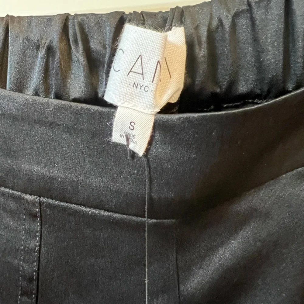 NWT Cami NYC black silk fringe pants size small 2/4 - Picture 9 of 15